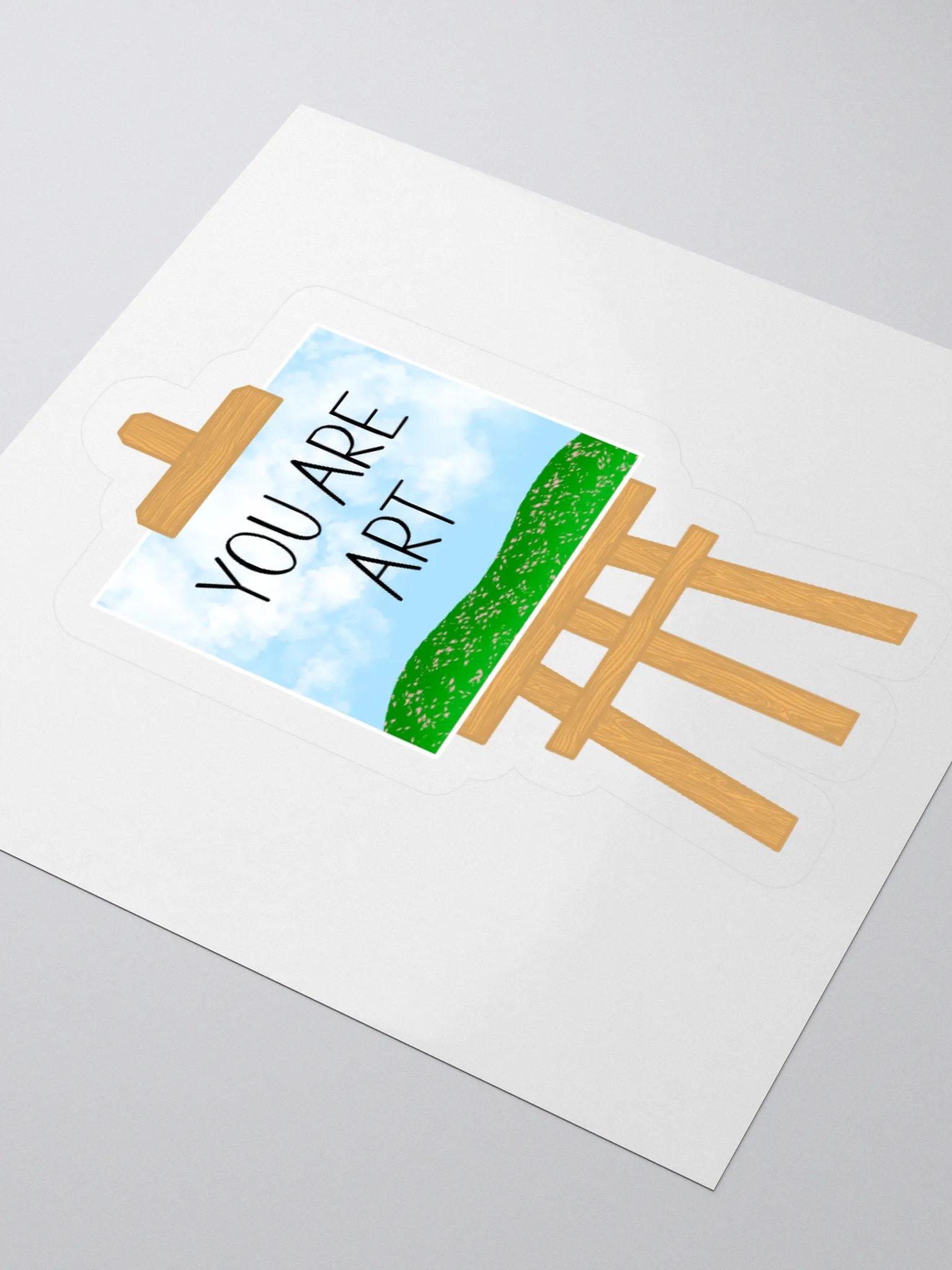 You Are Art Sticker product image (3)