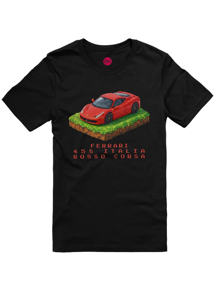 Rosso Corsa Red Ferrari 458 Italia Shirt (Pixel, Retro, Minecraft) product image (1)
