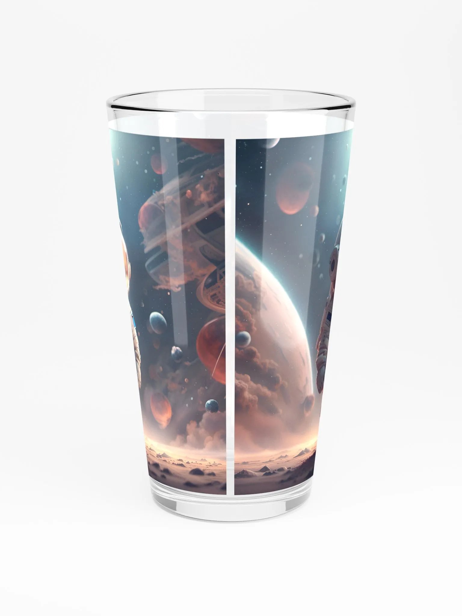 Child Astronaut Pint glass product image (3)