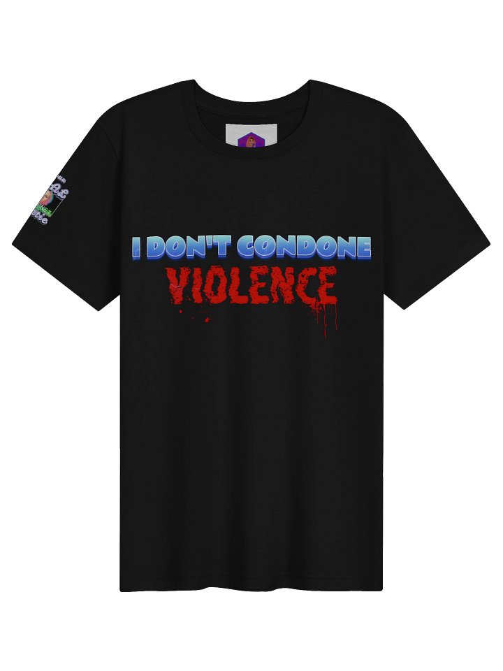 I Don’t Condone Violence Tee (Female) product image (3)