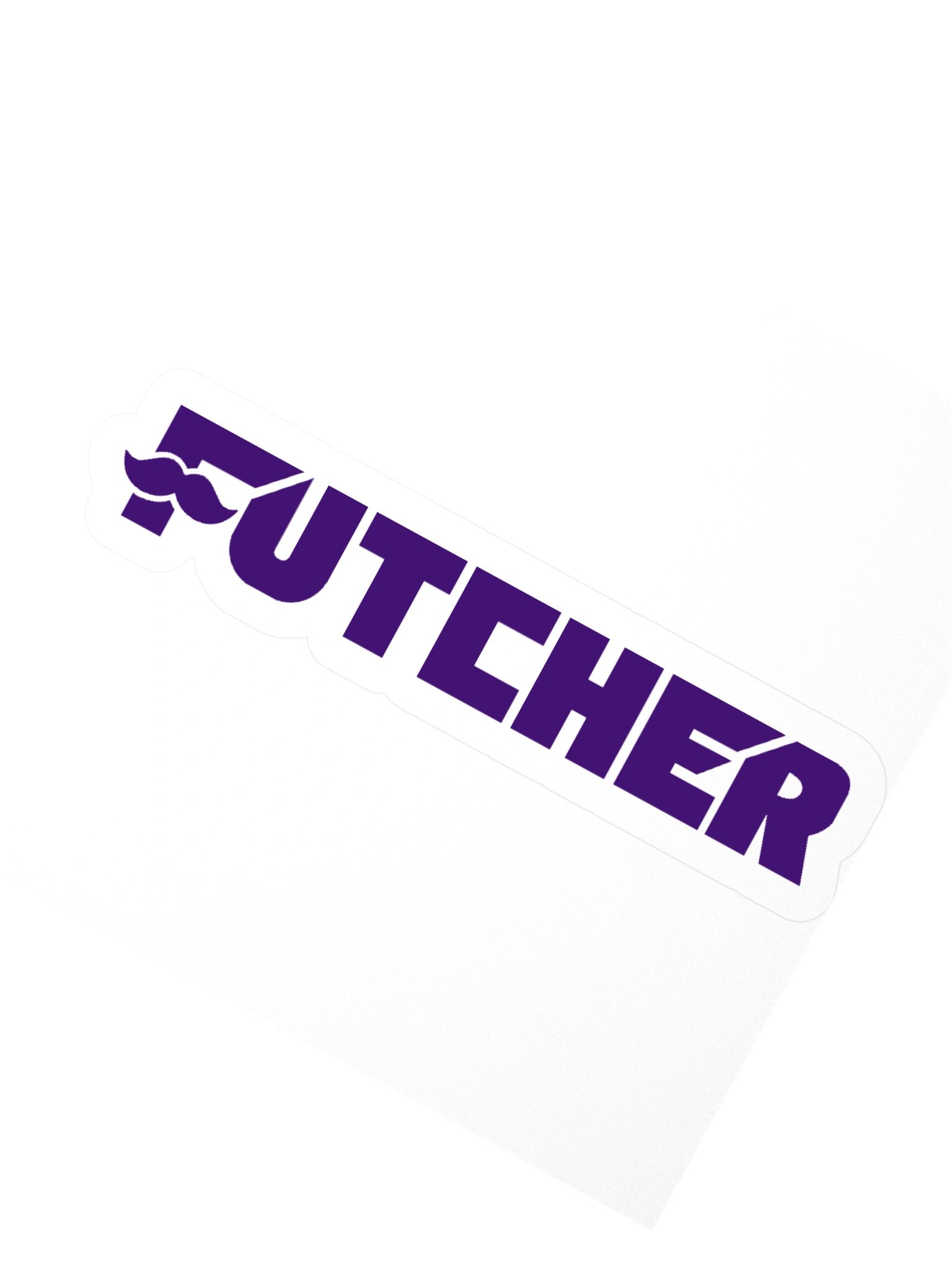 Futcher Text Logo Sticker product image (5)
