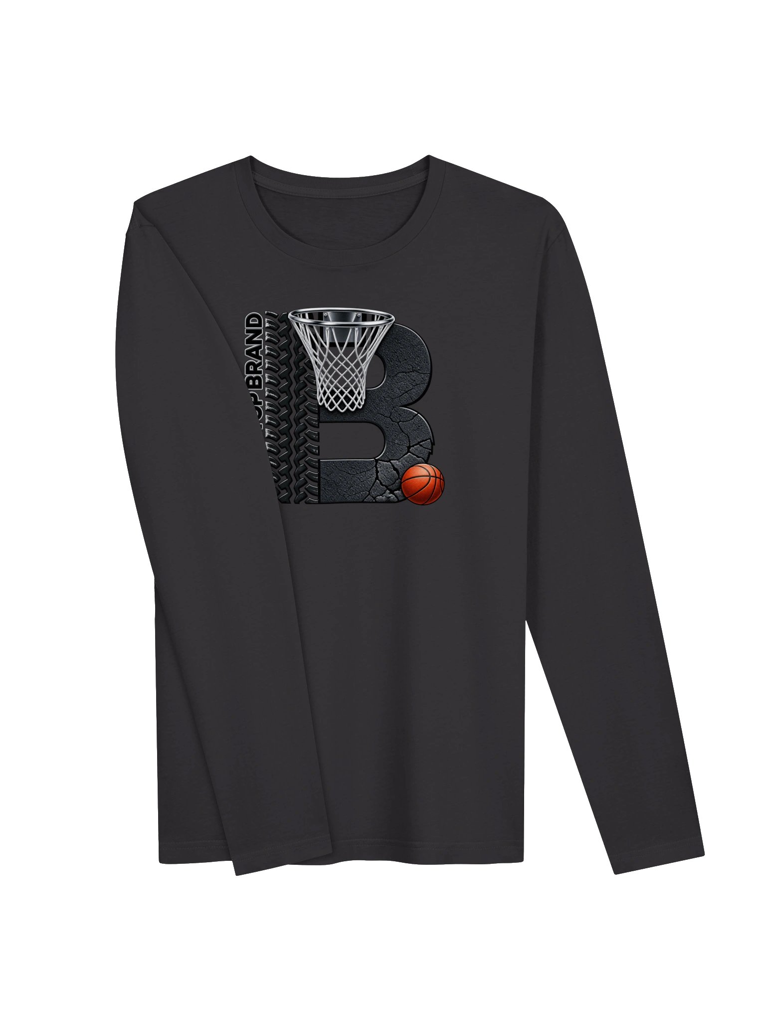 Blacktop Brand Basketball Long Sleeve Tee product image (3)