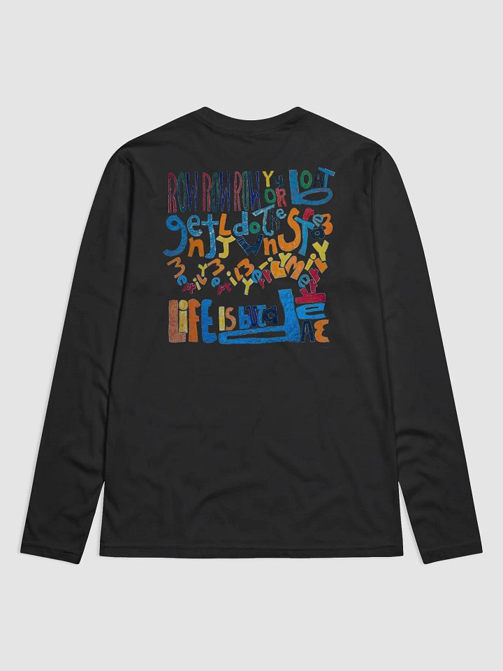 Row Row Row Your Boat Premium Fitted Long Sleeve Crew (back) product image (2)