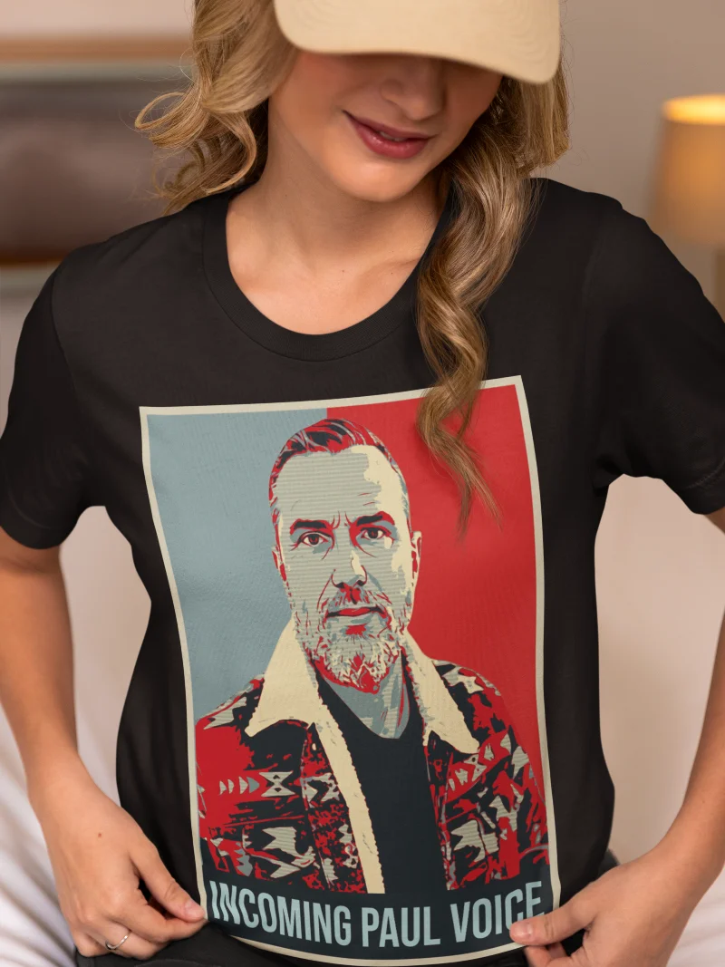 Incoming Paul Voice Pop Art Poster Tee product image (11)
