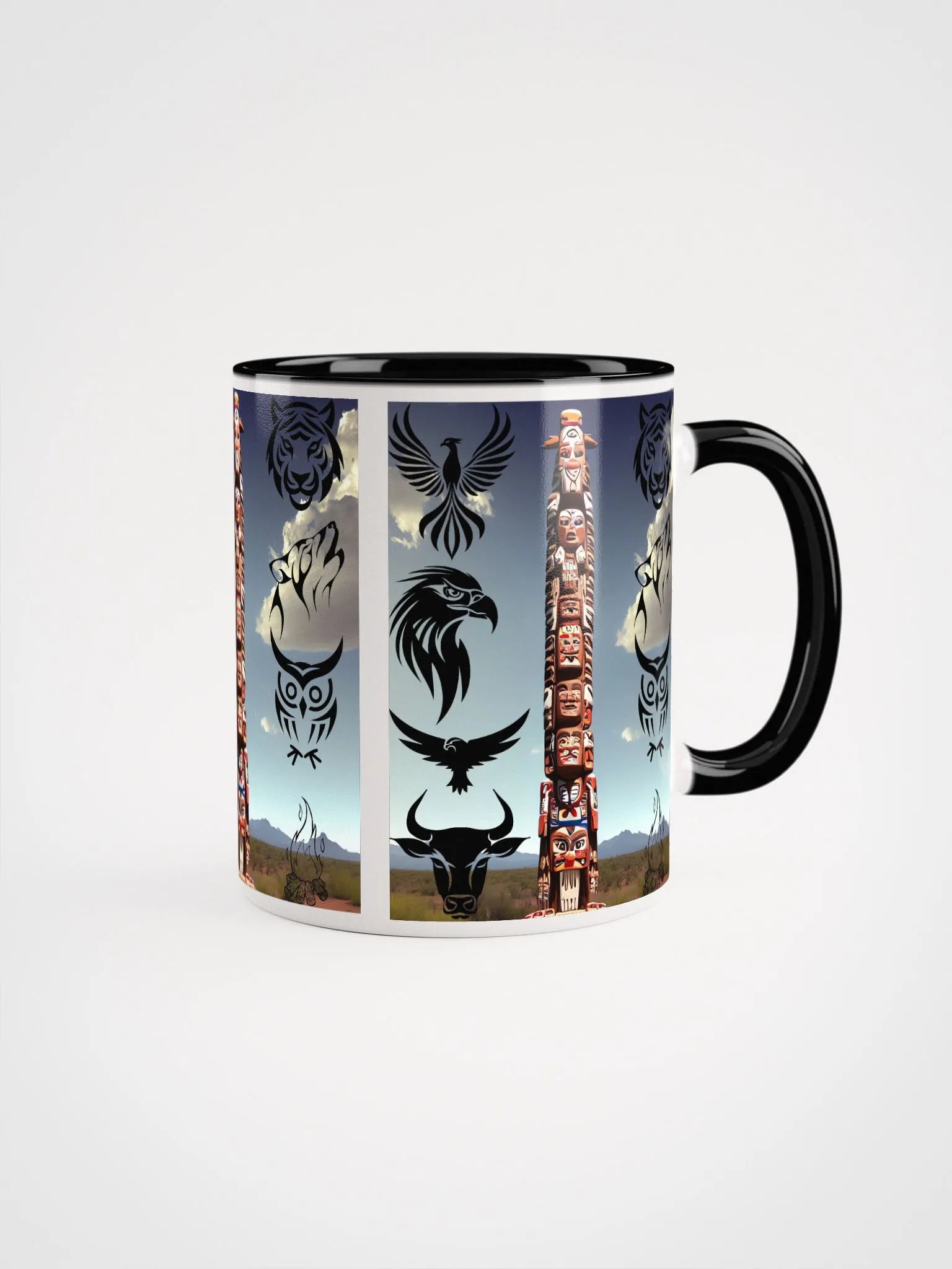 Totem Silhouettes Ceramic Mug product image (8)