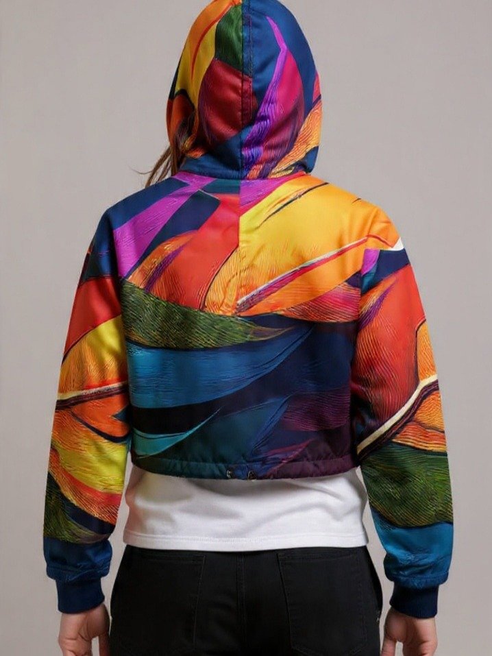 Aqua Breeze All-Over Women's Windbreaker product image (2)