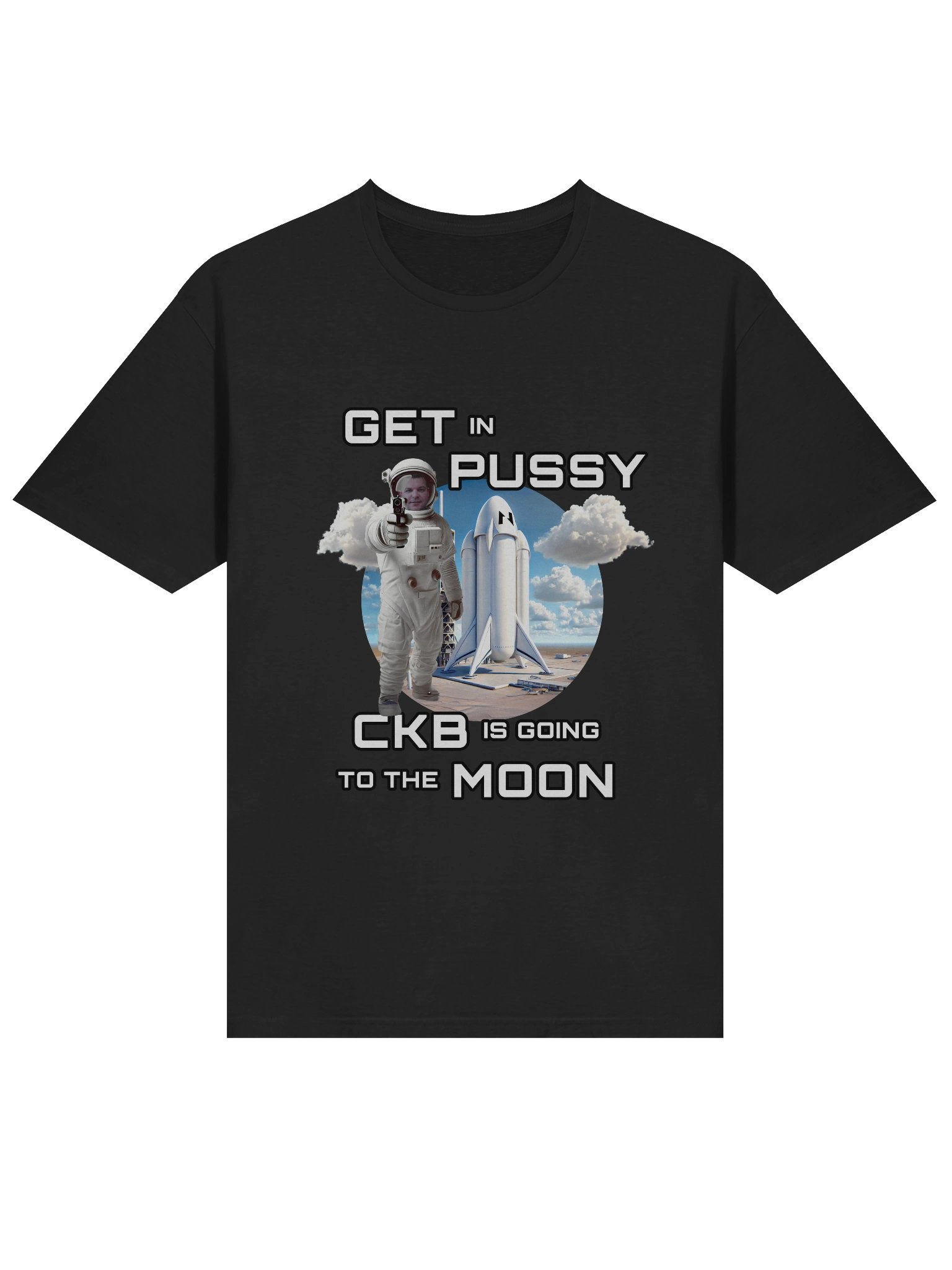 CKB is Going to the Moon T-Shirt Black product image (4)