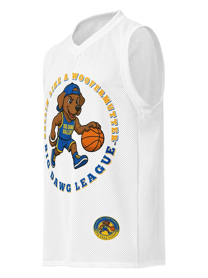 Brown Labrador Ballin Like A WooferMutter™ Premium Basketball Jersey product image (2)