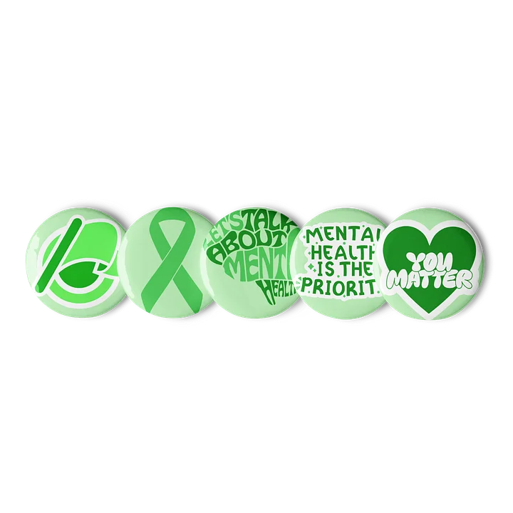 The Advertising Network Buttons (Mental Health Edition) - Set of 5 product image (1)