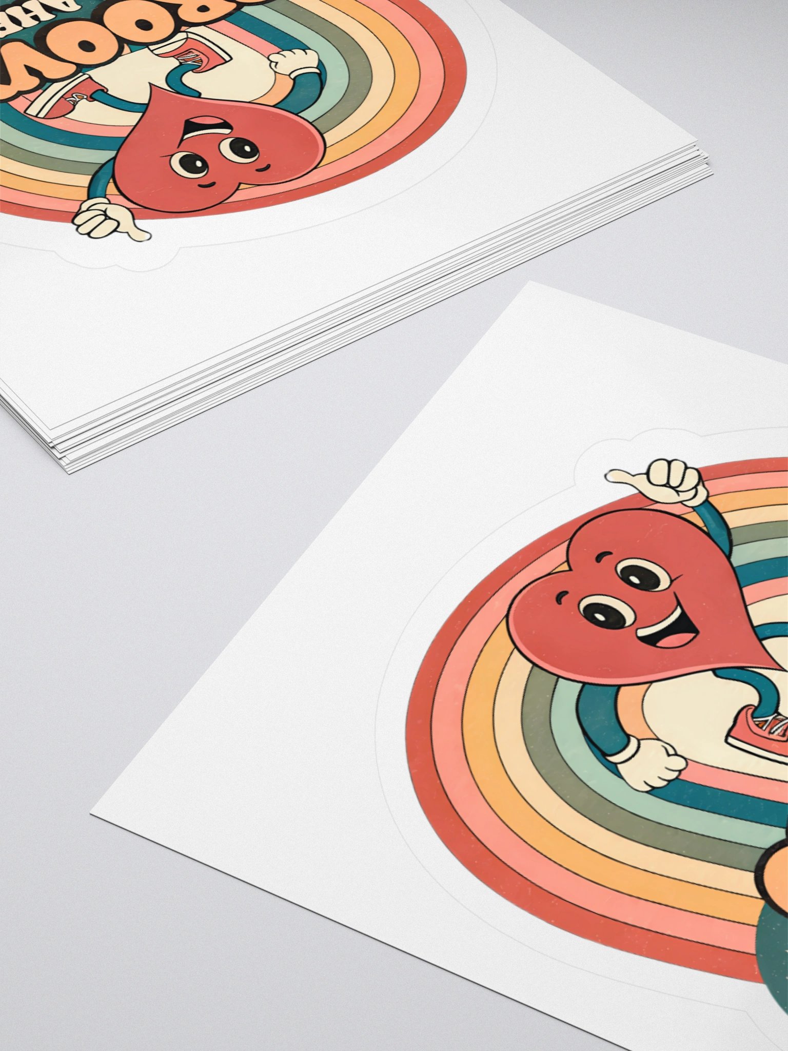 Groovy Times Heart Thumbs-Up Stickers product image (10)