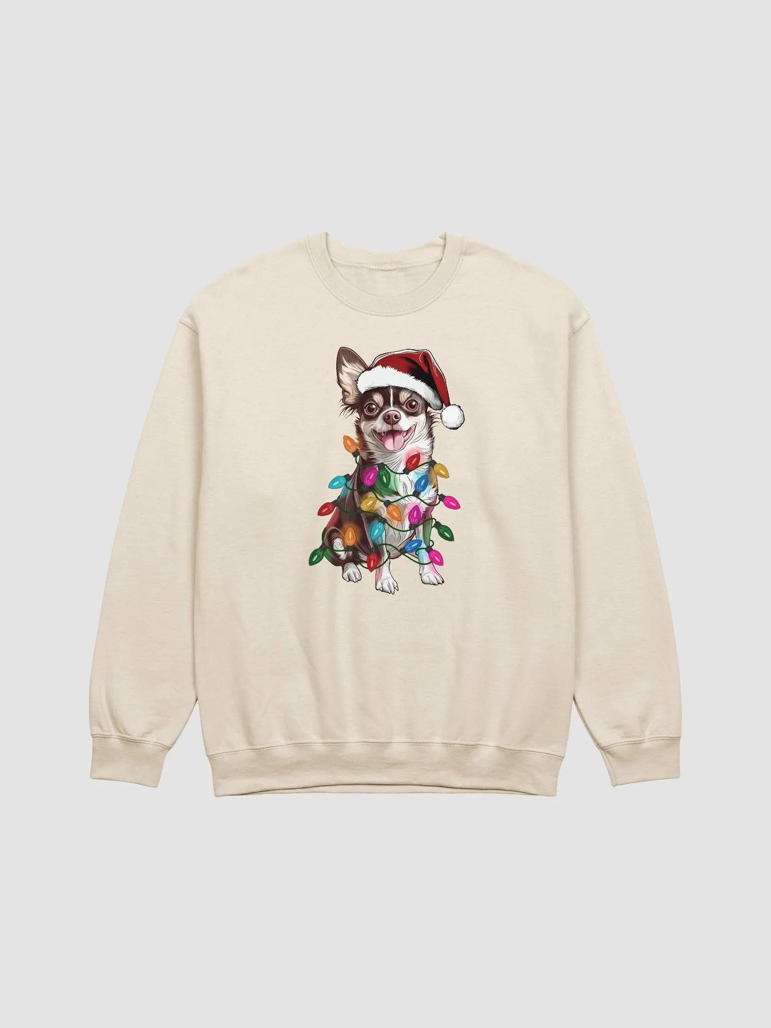 Funny Chihuahua(Chocolate) Christmas Sweatshirt product image (22)