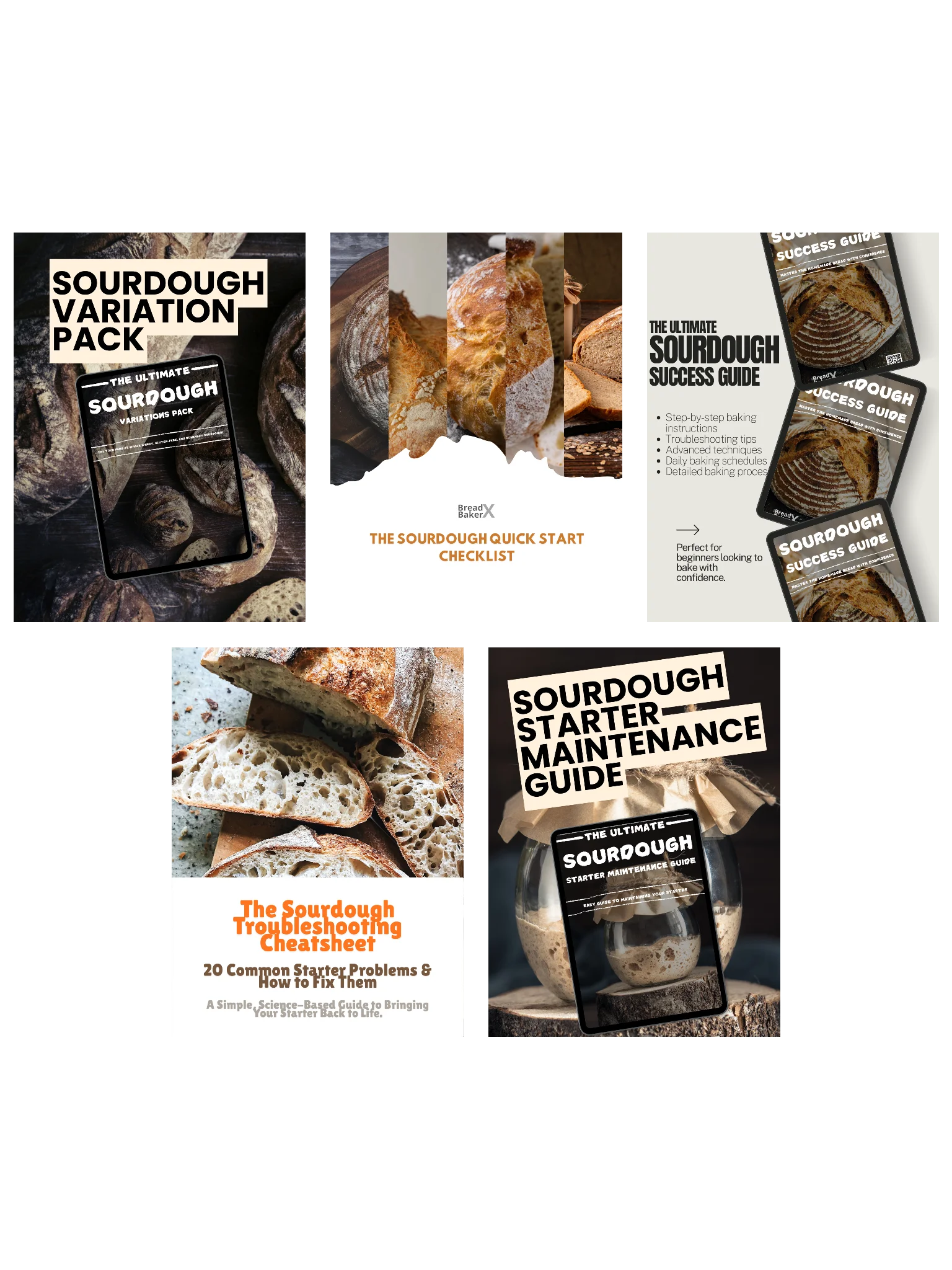 The Sourdough Guides Bundle - BredXBaker product image (1)