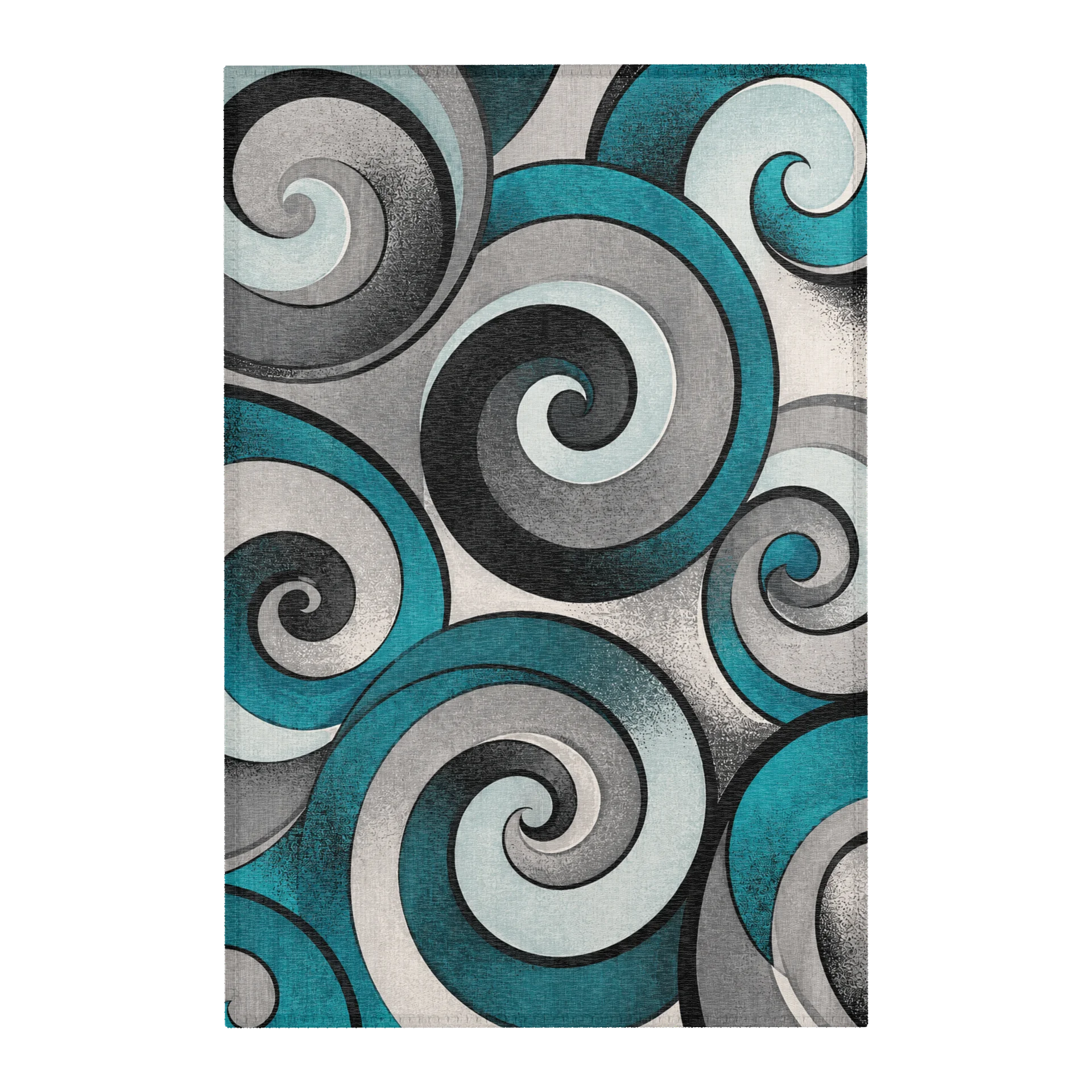 Turquoise Rhythm Area Rug product image (1)