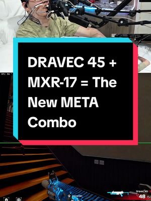 DRAVEC 45 + MXR-17 = The New META Combo . .I use QuadStick controller w/ mouth, sipping & puffing into different air sensors + chin button Think of it like a joystick w/ 3 tubes harmonica attached at the end. Activating different combinations on the air sensors will simulate different button presses in game.