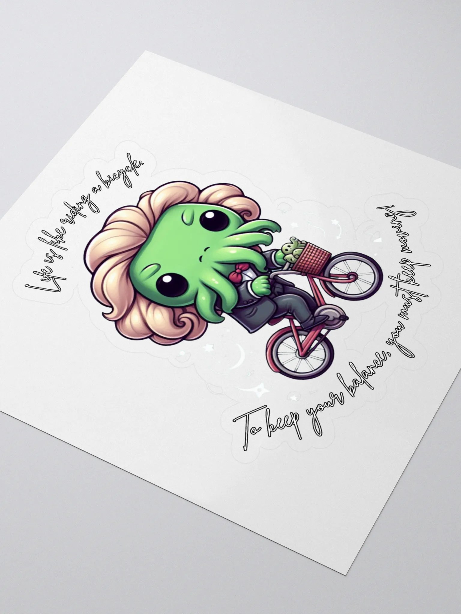 Keep Moving Cthulhu Sticker! product image (3)