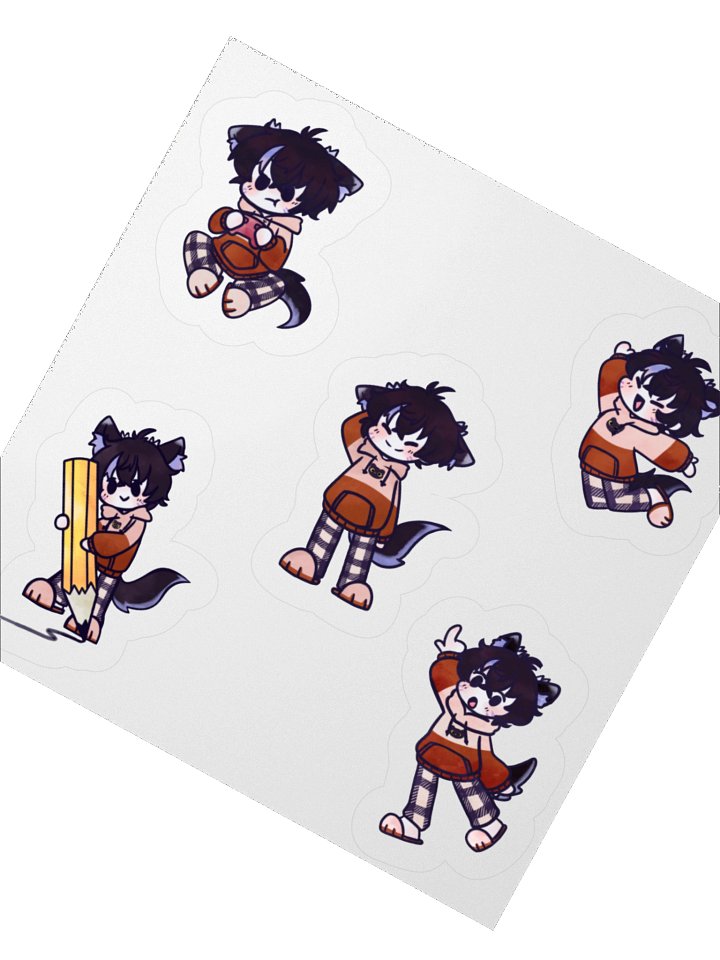 Little Chibi Sticker Sheet product image (1)
