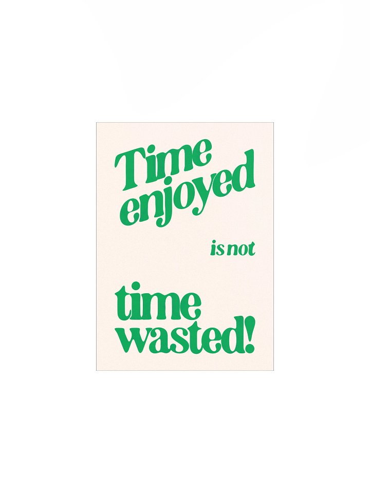 Time Enjoyed (Green & White) product image (1)