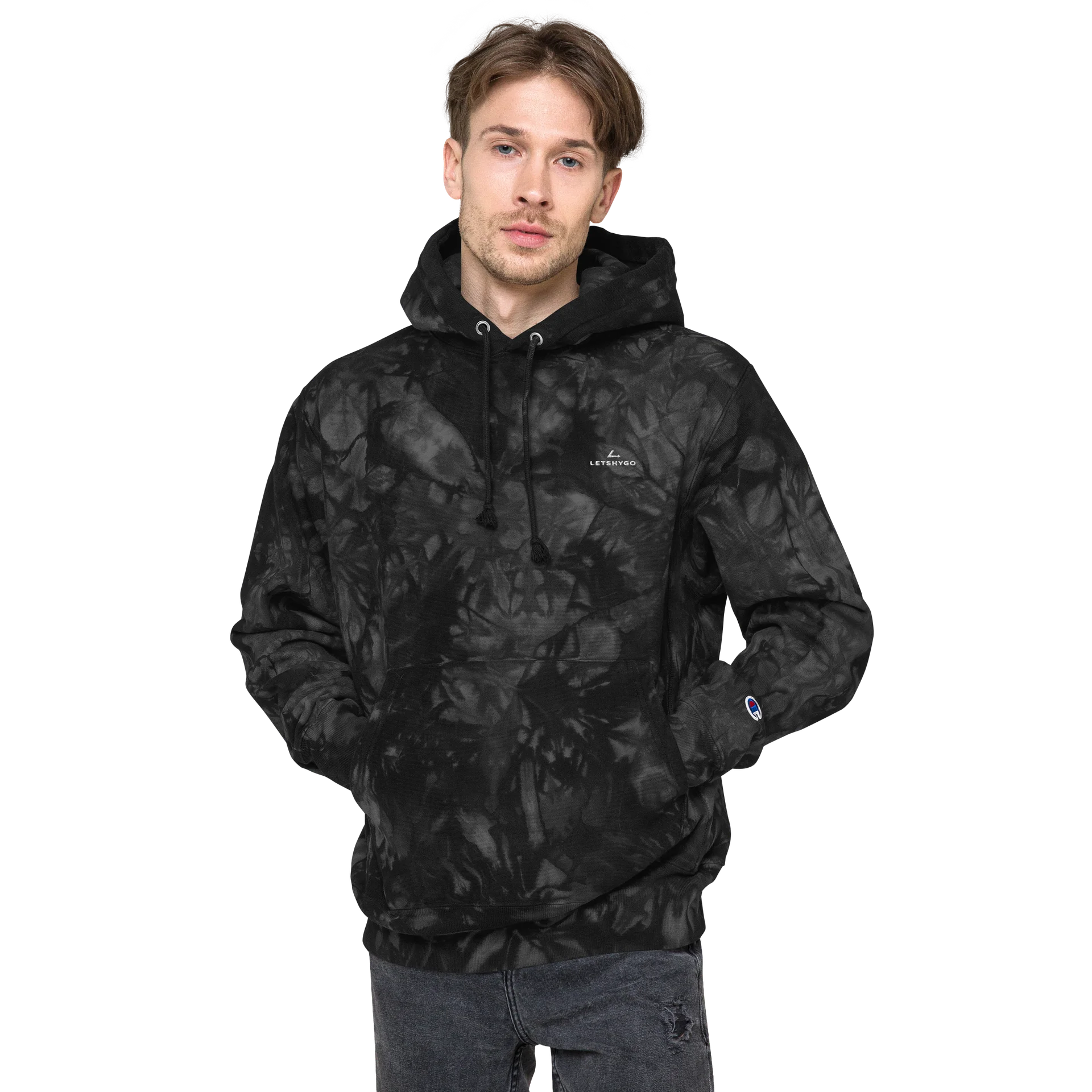 (USA) LETSHYGO Chammmpion Tie-Dye Hoodie product image (7)