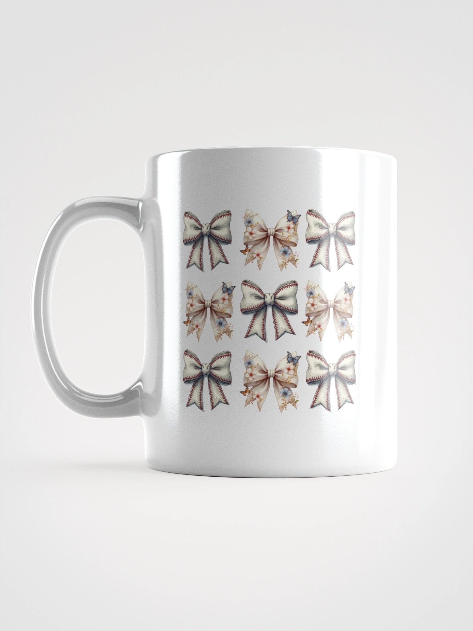 Spring Bows Baseball Butterfly Elegance Mug product image (1)
