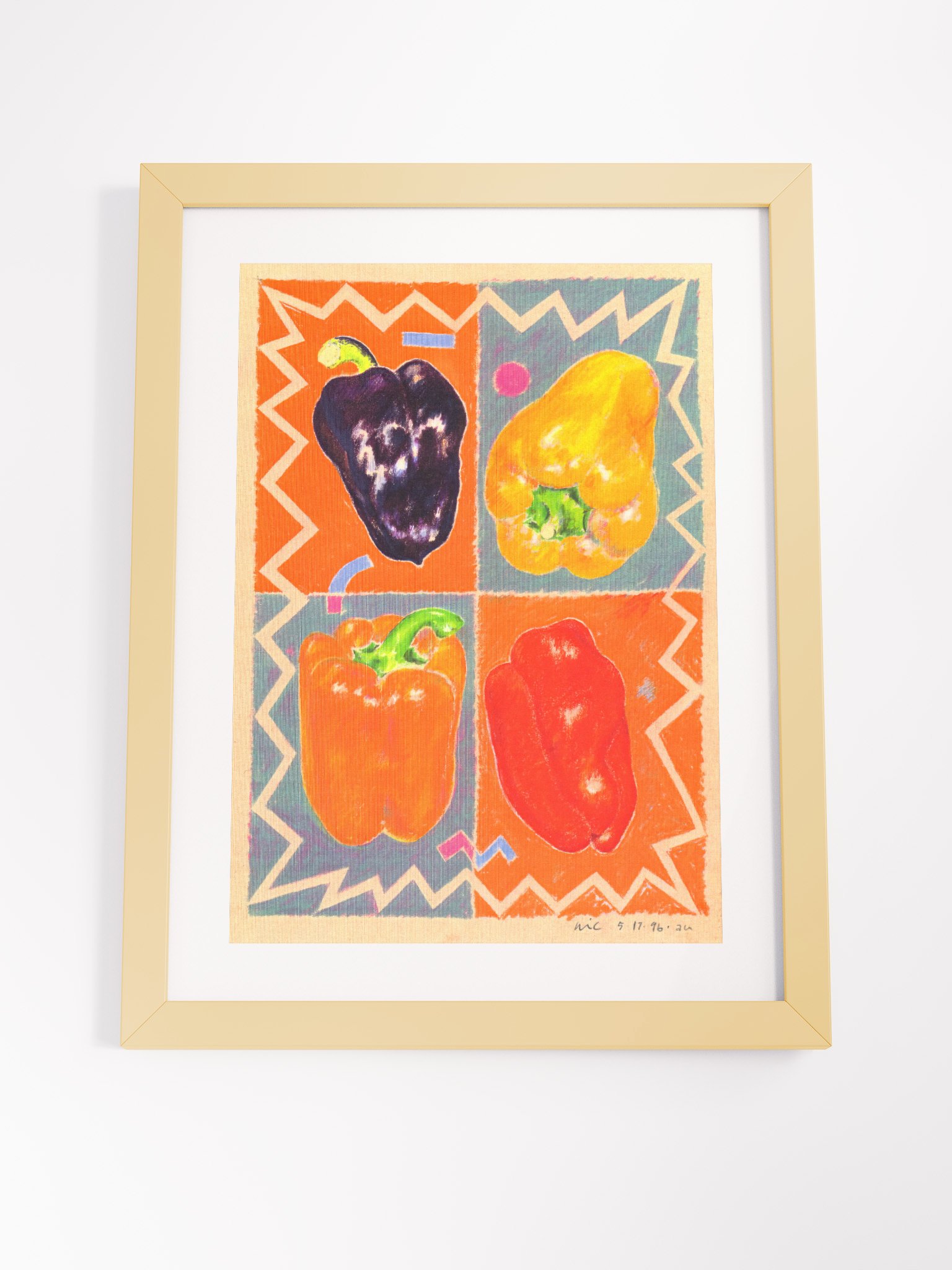 Peppers print framed product image (4)