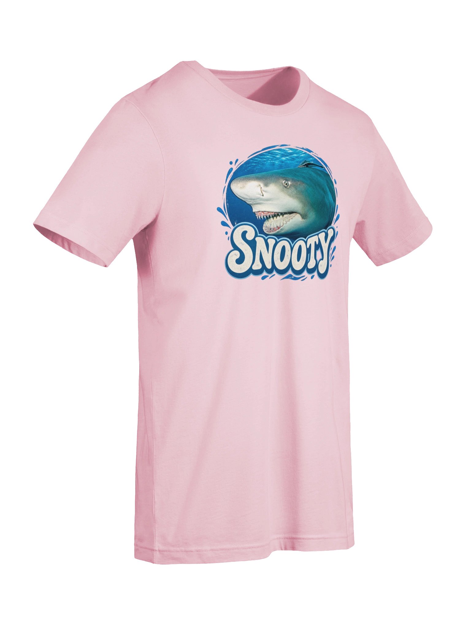 Snooty Shark Pink Unisex Tee product image (7)