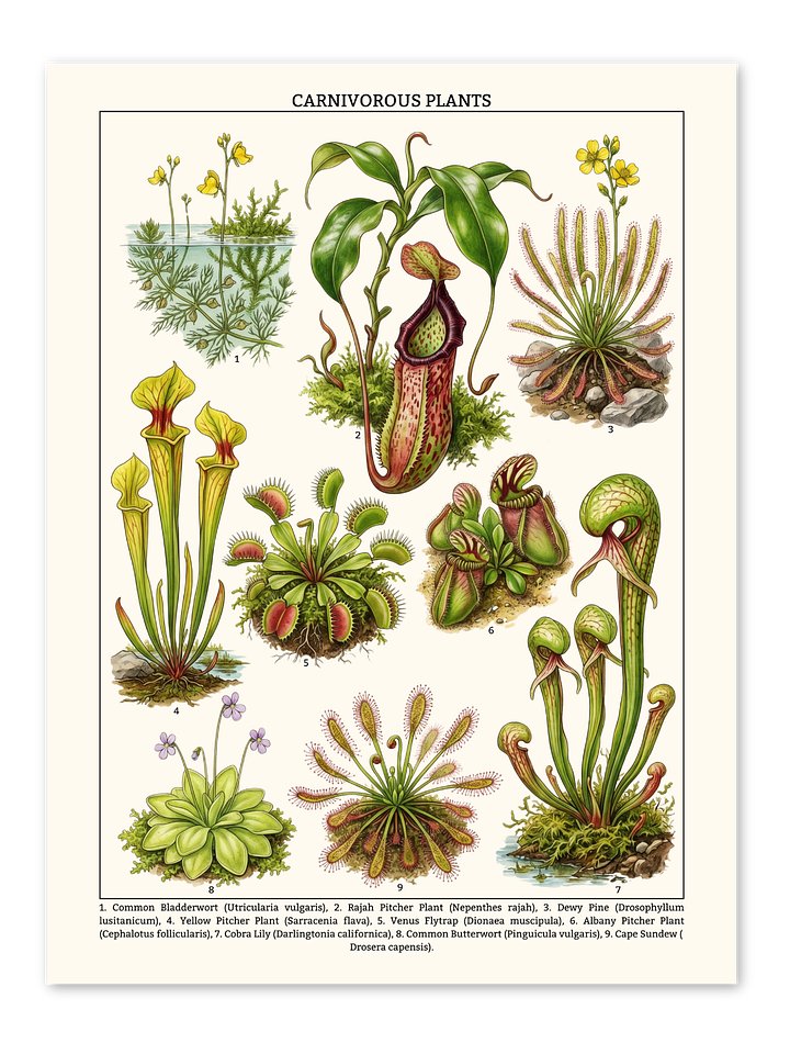 Carnivorous Plants Poster product image (1)