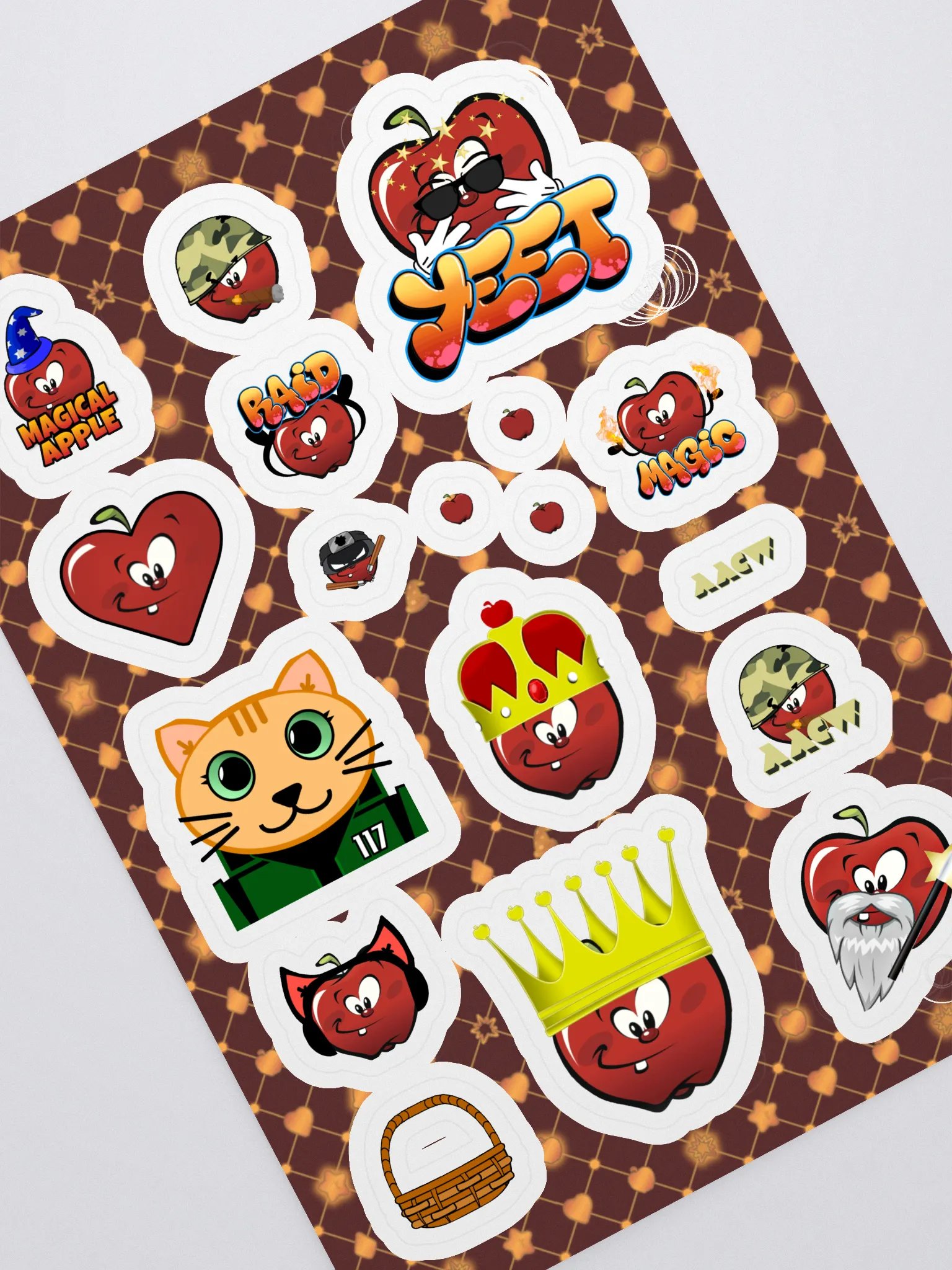 Emotes Sticker Sheet v1.0 product image (1)