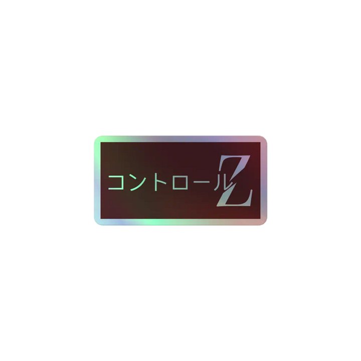 Control Z Holo Sticker product image (1)