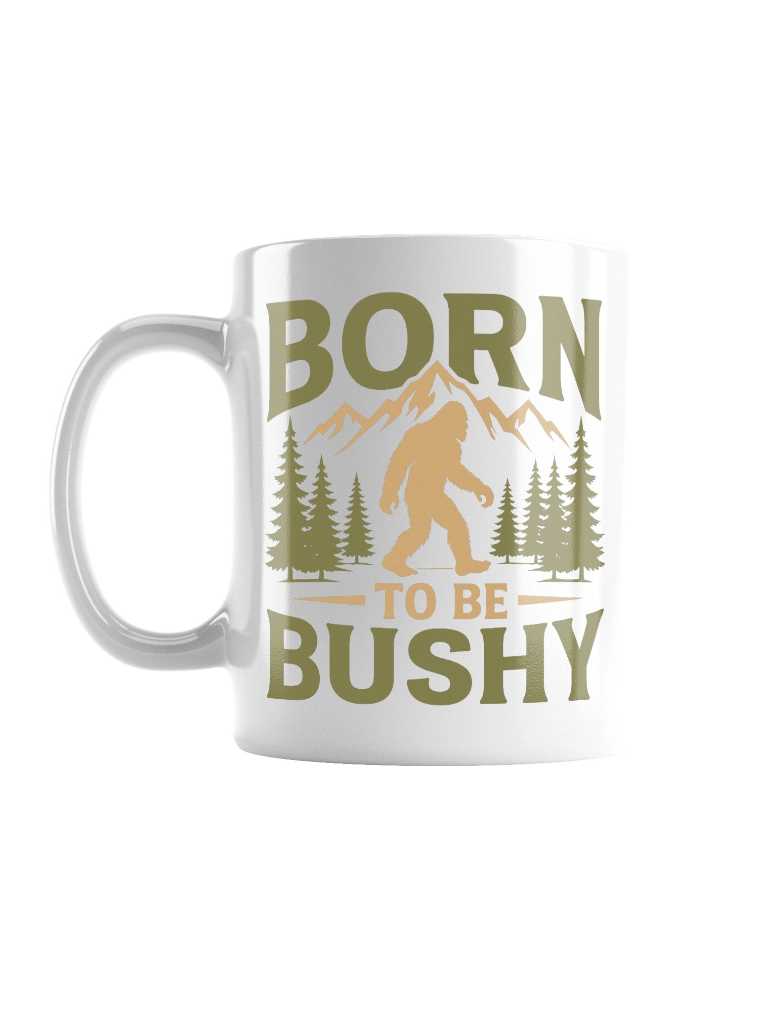 Born To Be Bushy Mug product image (1)