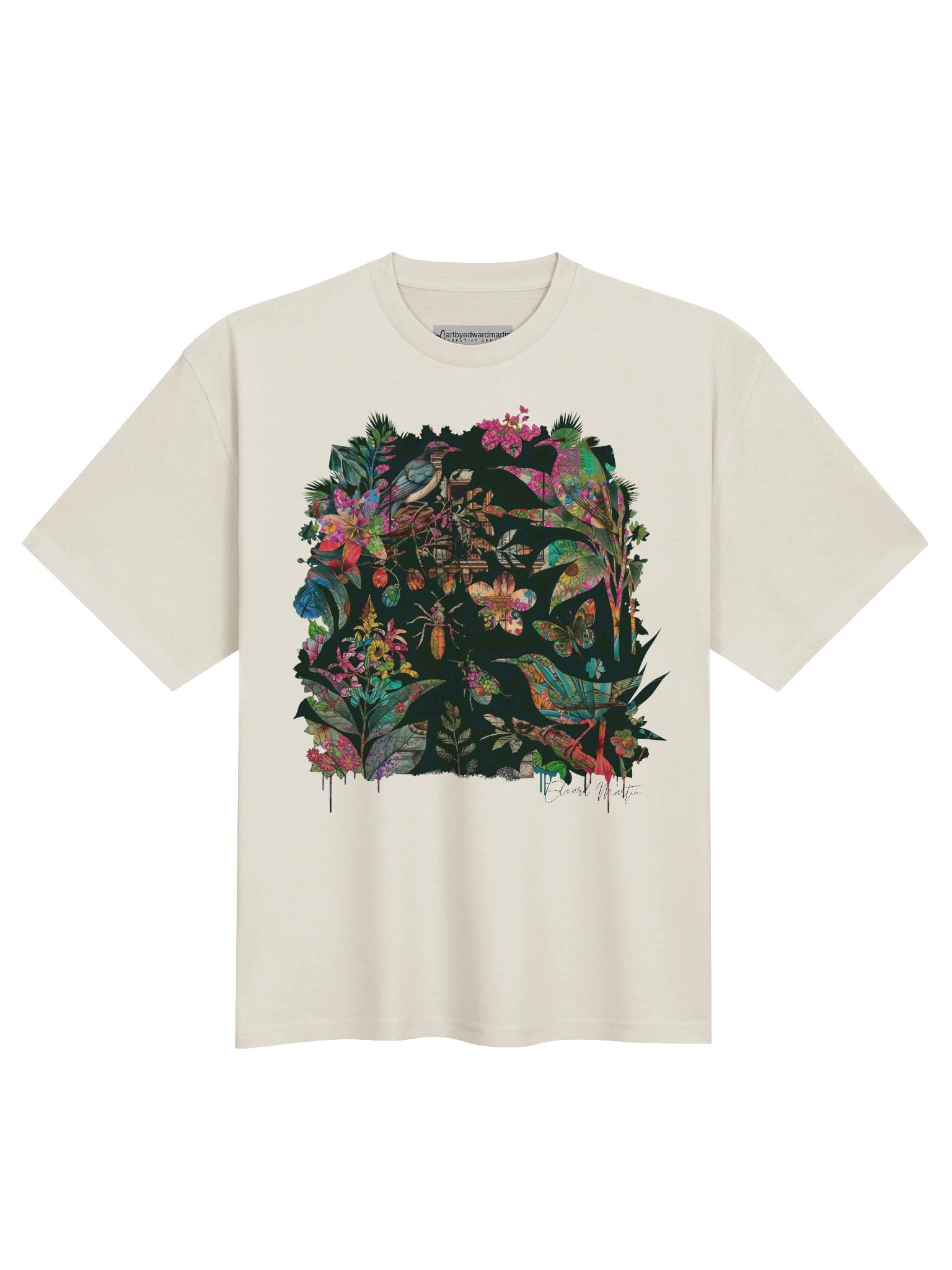 The Midnight Aviary by Edward Martin- Oversized Tee product image (1)