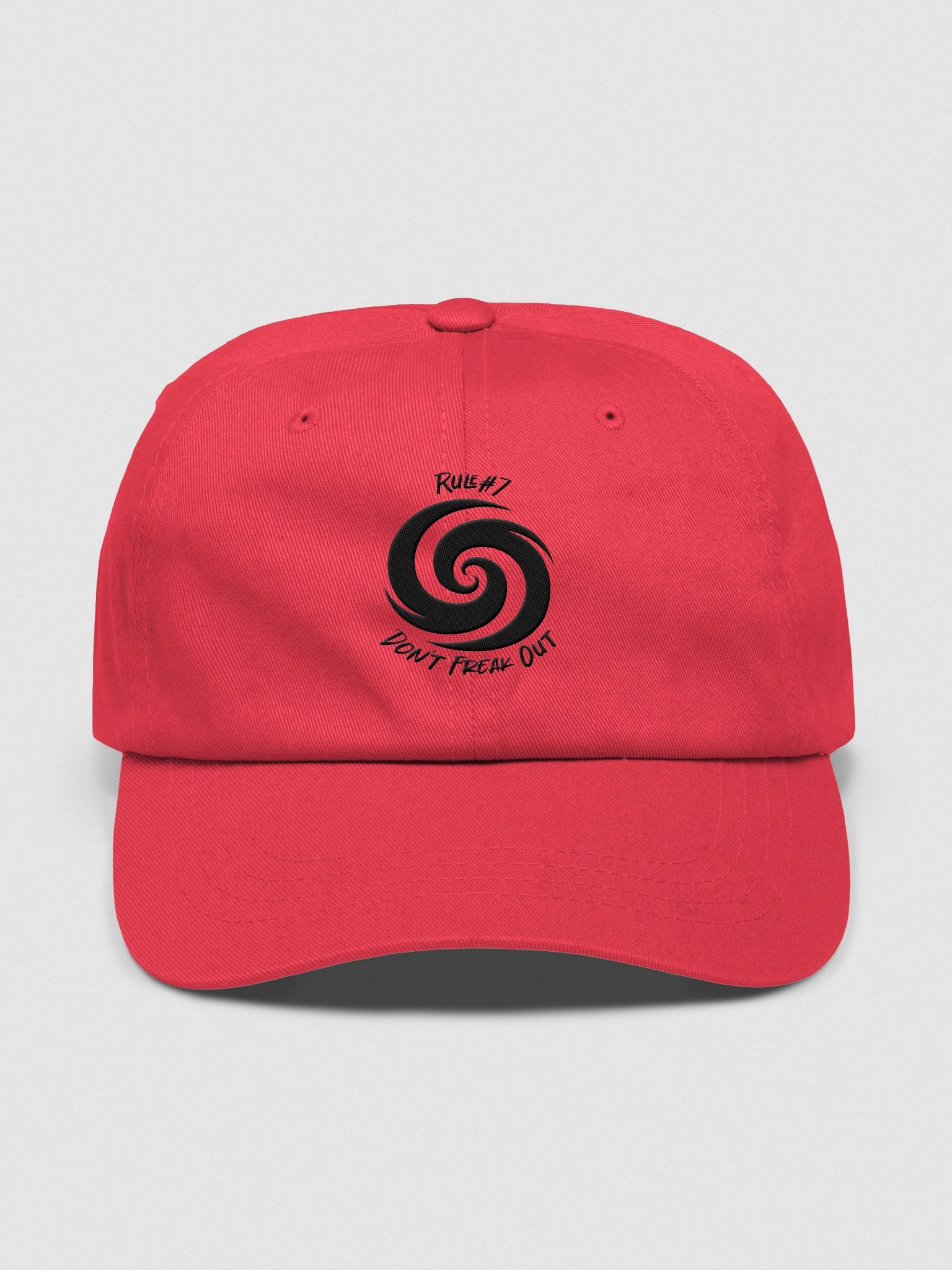 Rule #7 Dad Hat Black Logo product image (4)