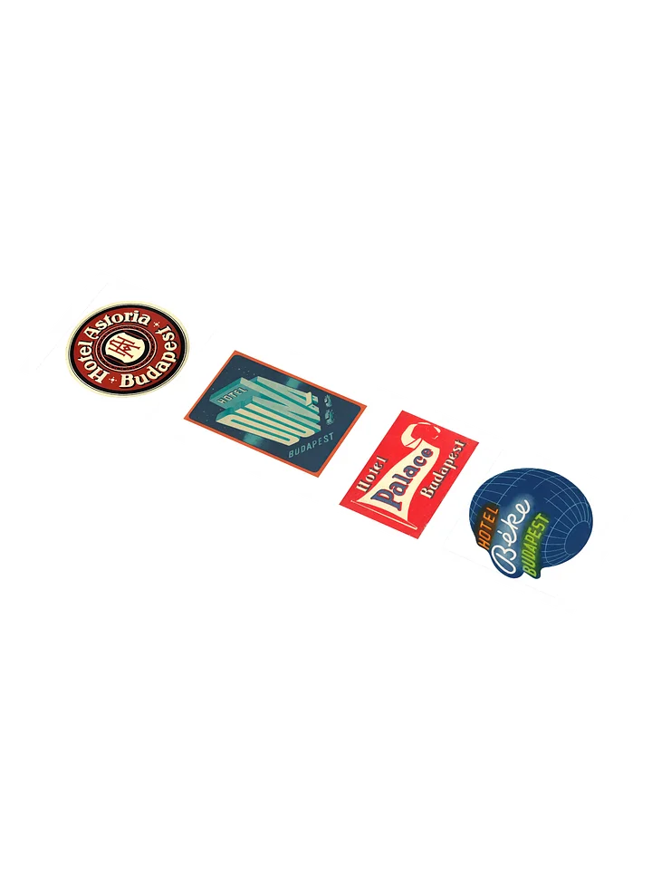 Budapest Hotel Stickers-Set 2 product image (1)