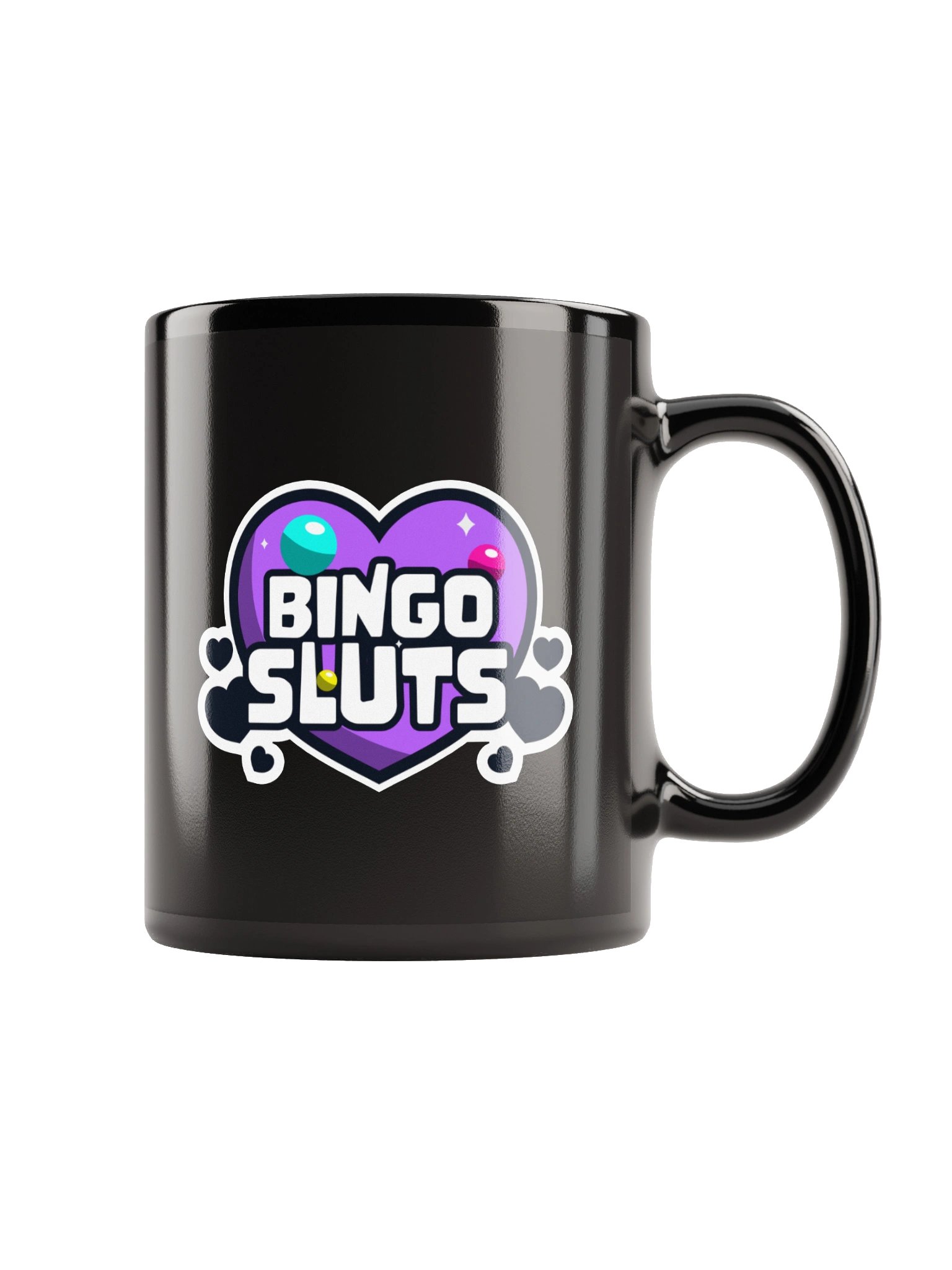BINGO SLUTS BLACK COFFEE MUG product image (5)