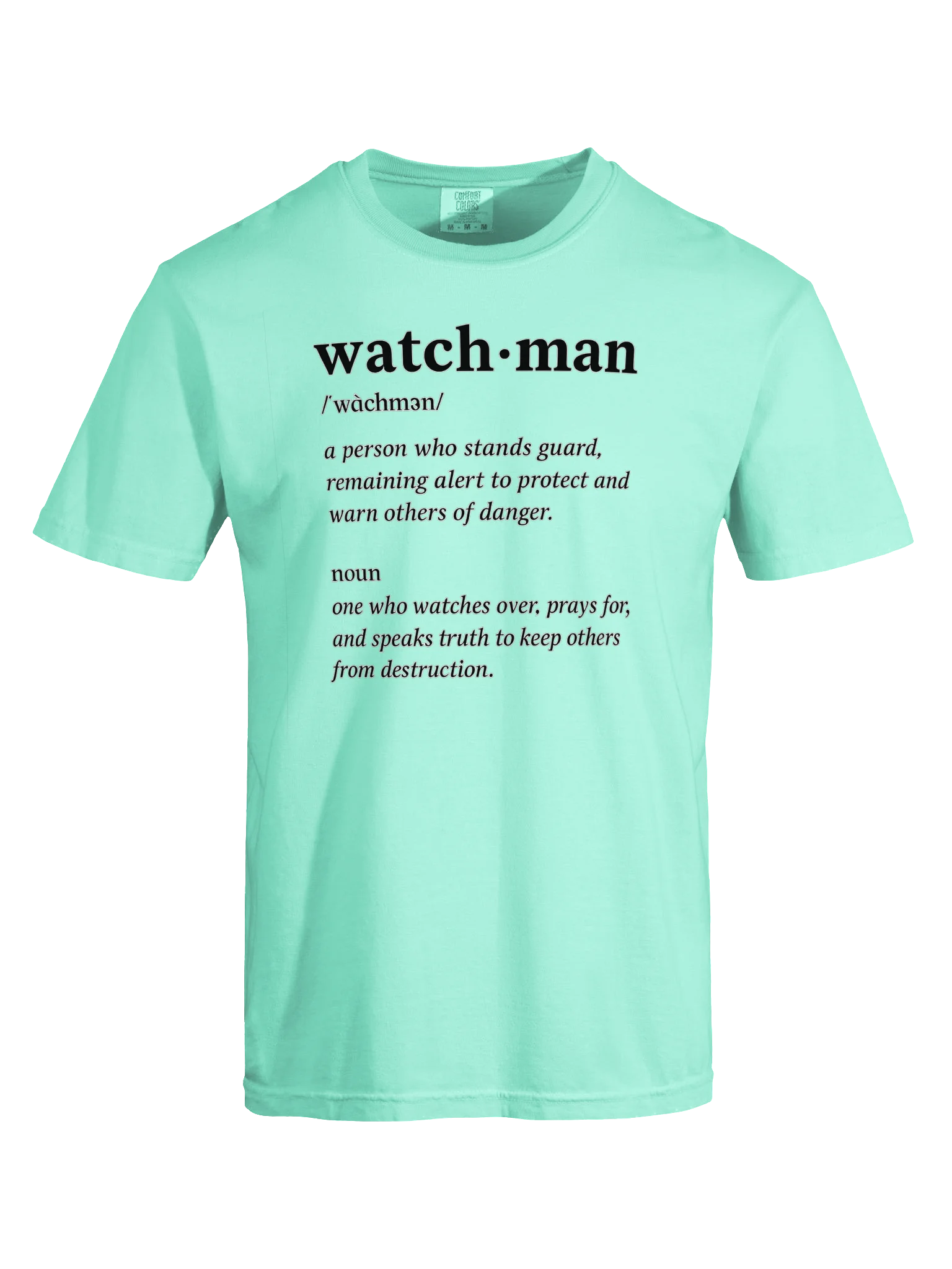 WATCHMAN Graphic Tee| Ezekiel 33:7| More Than a Word. It's a Calling! | Inspirational Streetwear product image (23)