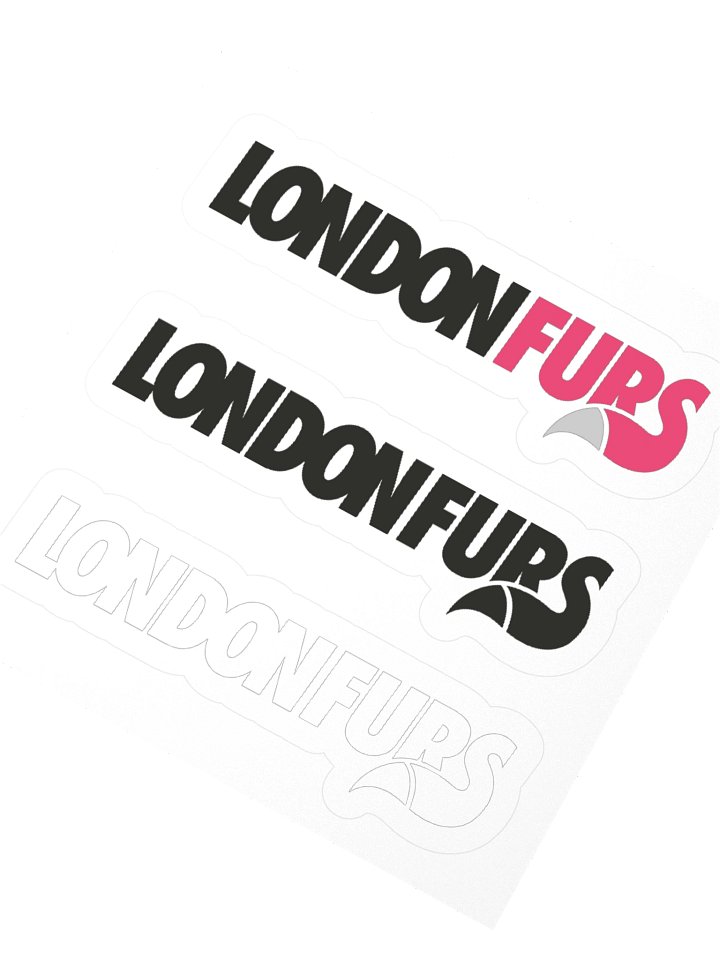 LondonFurs Logo - Sticker set product image (5)