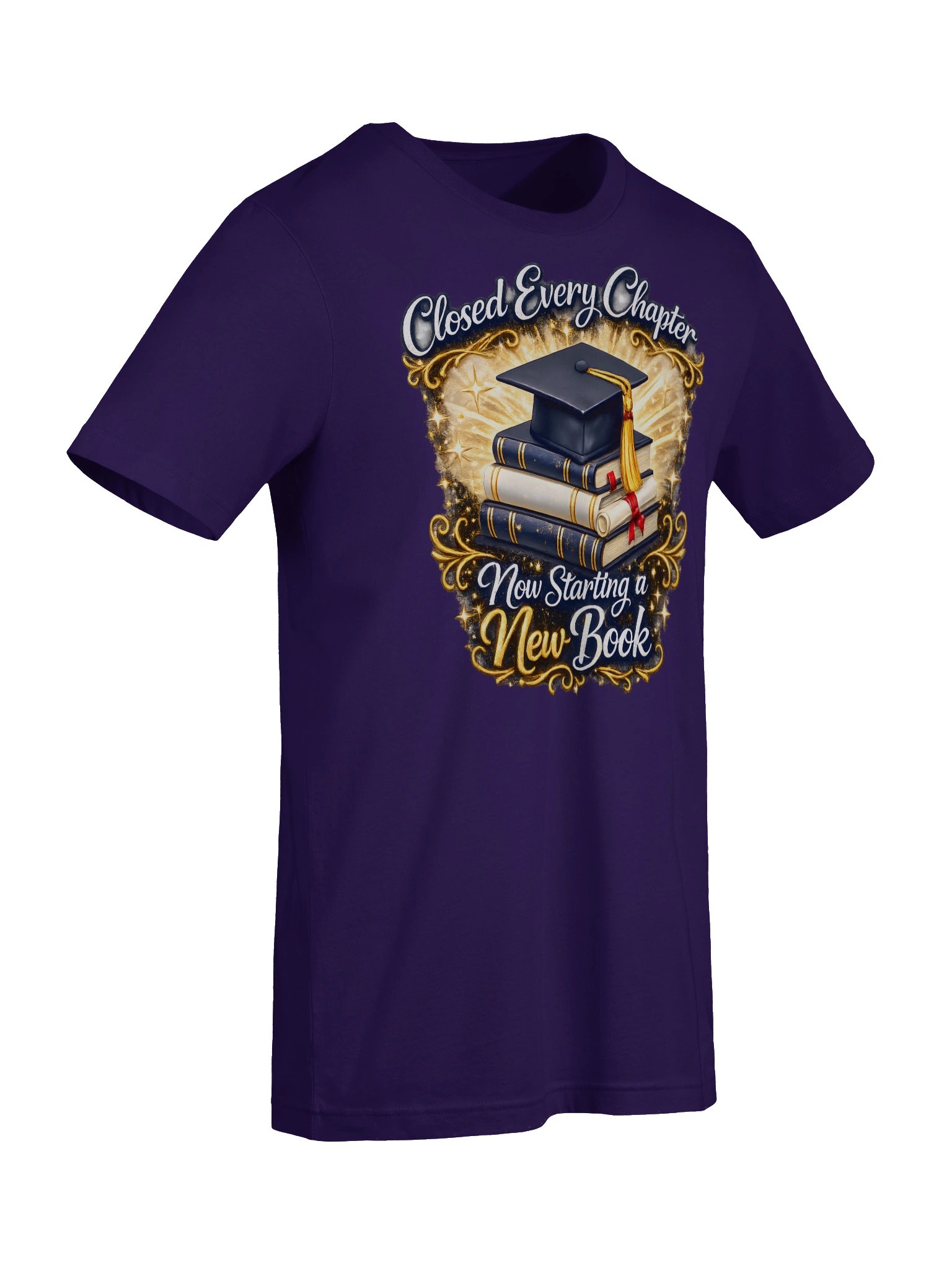 Closed Every Chapter Now Starting a New Book — Bella+Canvas Unisex Tee product image (7)