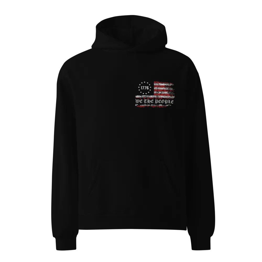 1776 Flag Oversized Hoodie product image (1)