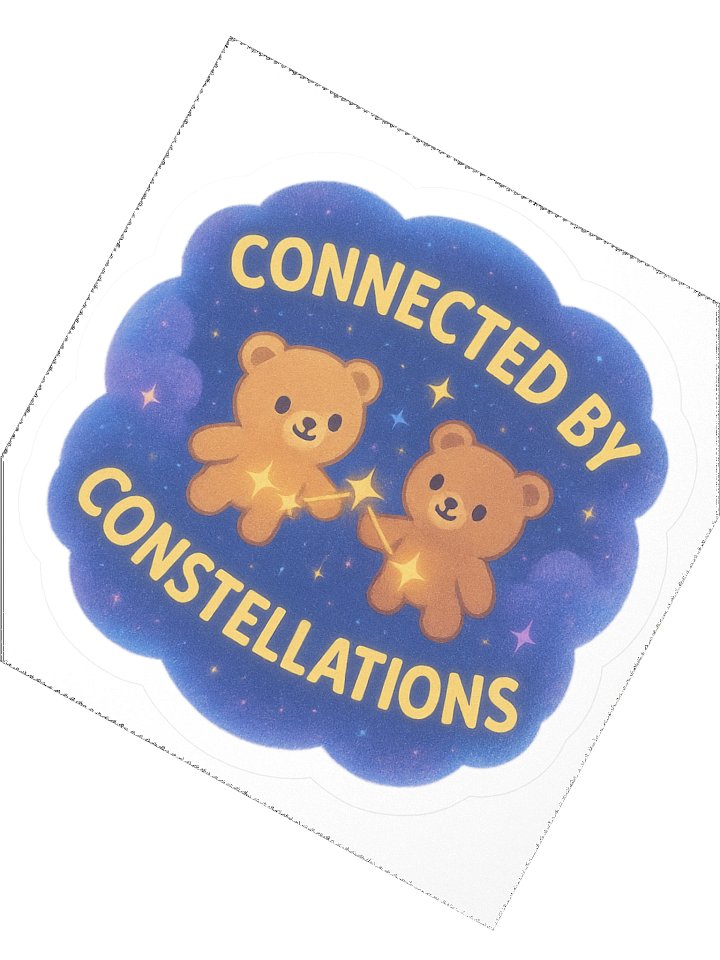 Celestial Bears Kiss Cut Stickers product image (4)