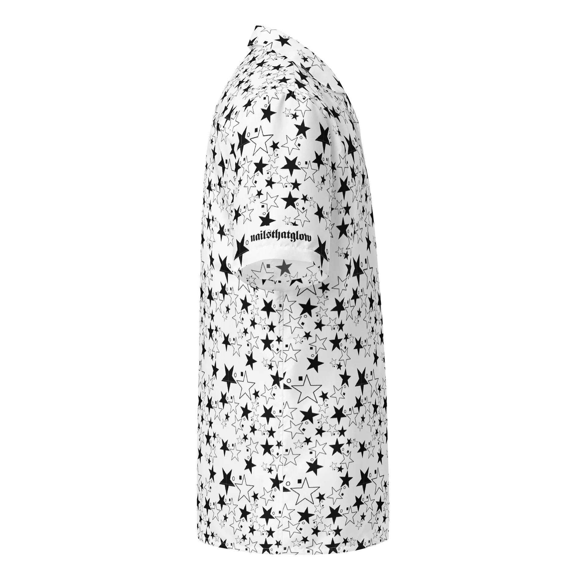 Star Square Circle Star - White - Button Down Top product image (4)