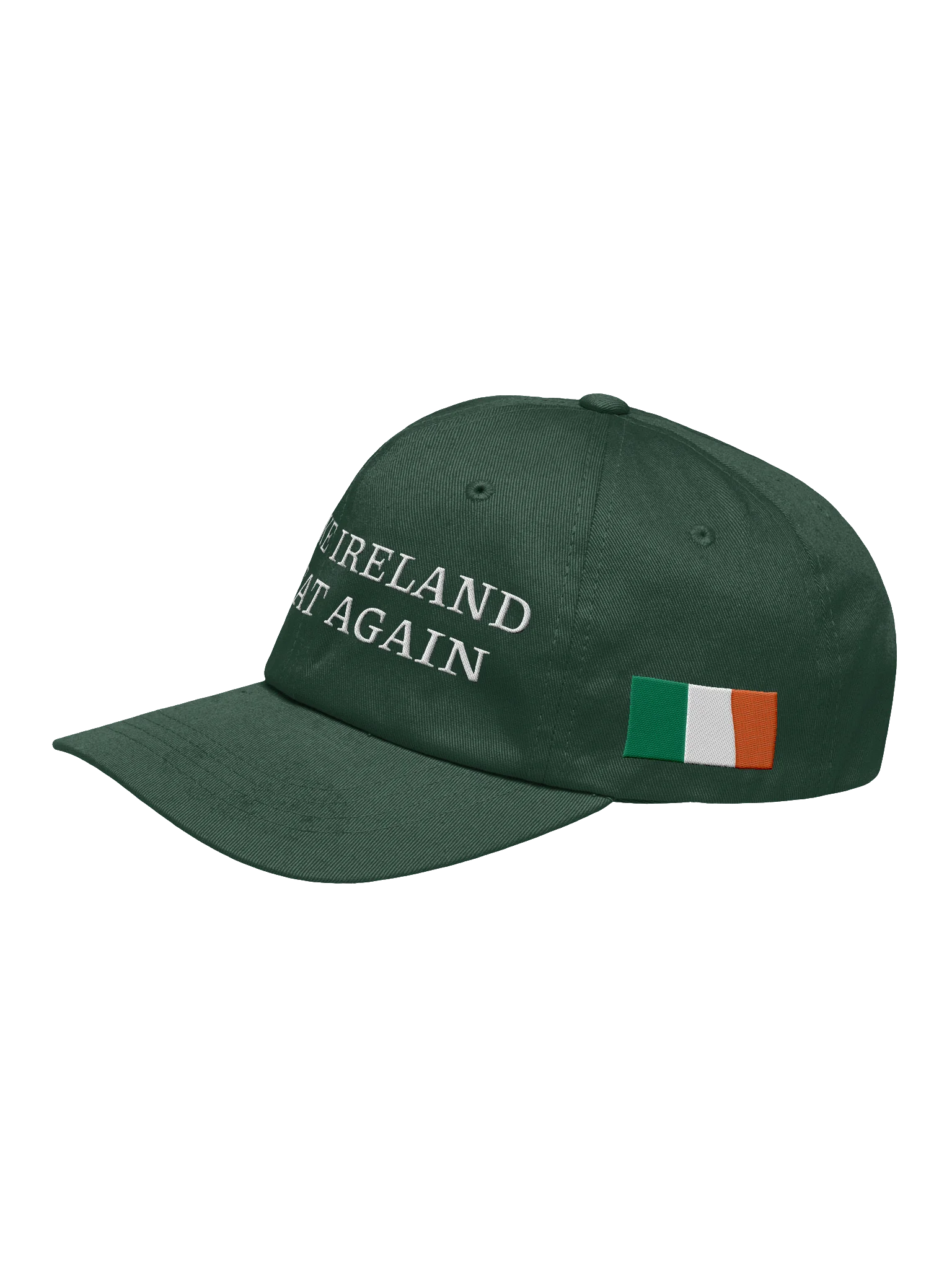 Make Ireland Great Again Embroidered Hat, MIGA Classic Cap, MIGA Hat, Support Ireland, Ireland Fan Gift Hat With Flag product image (2)