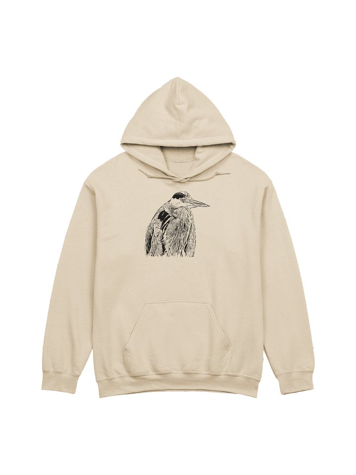 Great Blue Heron Comfort Birding Hoodie product image (25)