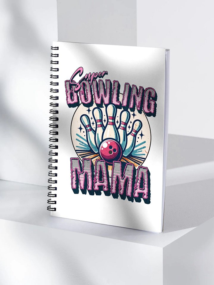 Super Bowling Mama Retro Spiral Notebook product image (1)