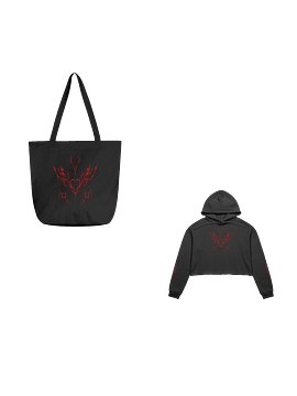 Inferno Heart Crop And Bag Duo