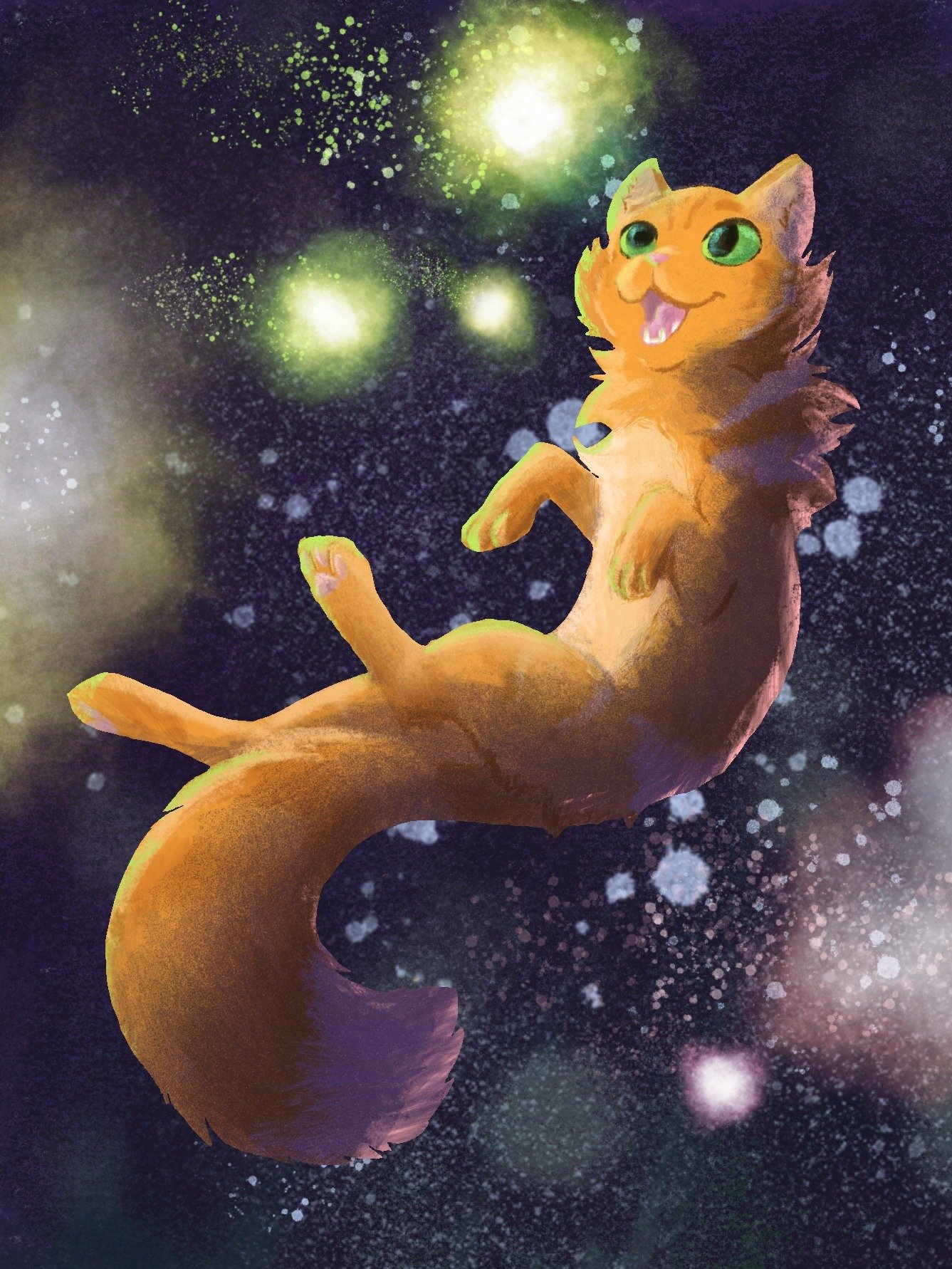 Space Cat - Digital Image File Download product image (1)
