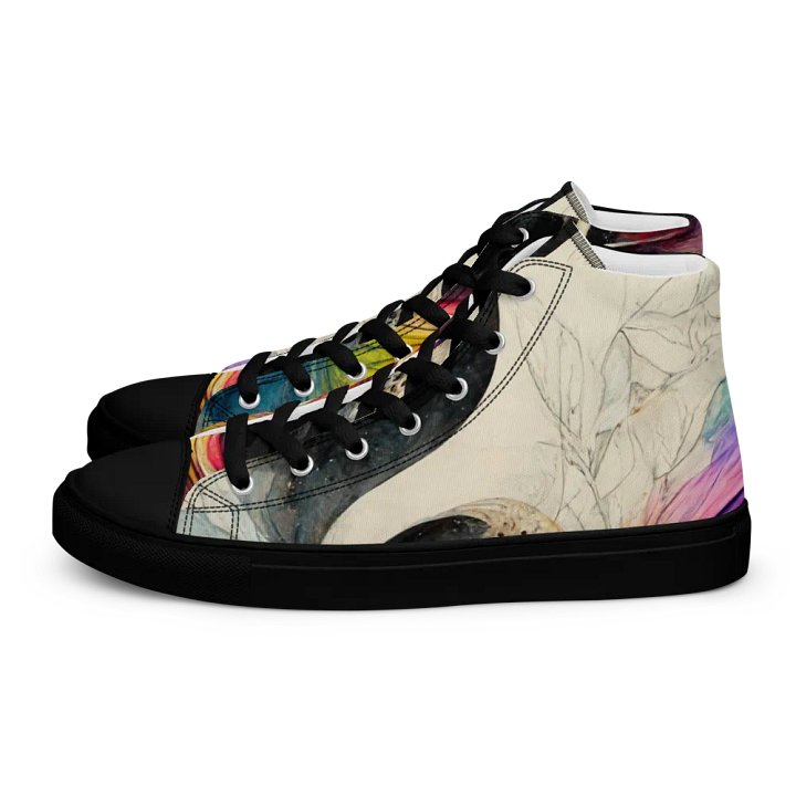 Celestial Swirl Women's canvas High Tops product image (1)