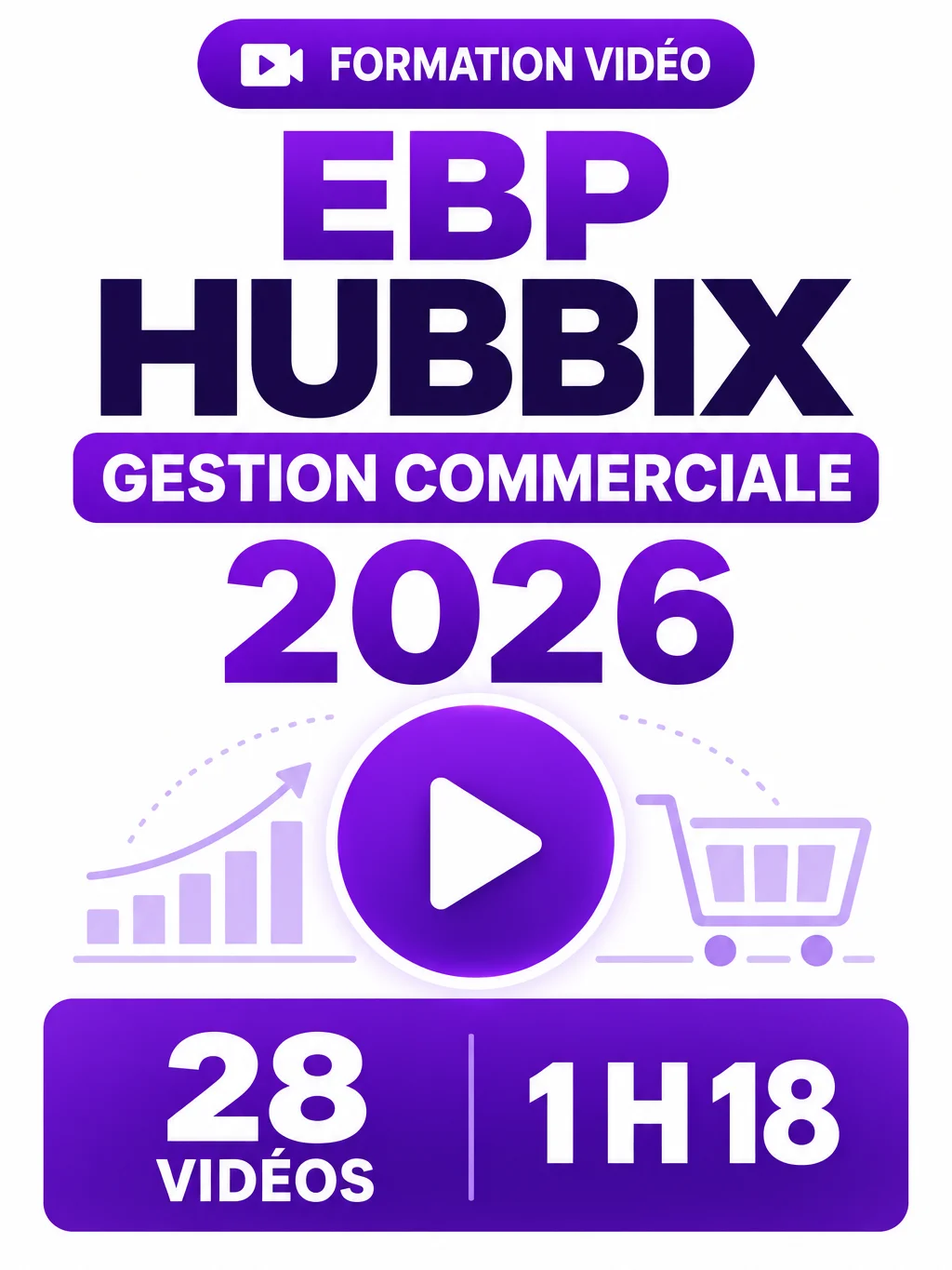 Formation vidéo EBP HUBBIX Gestion commerciale 2026 product image (1)