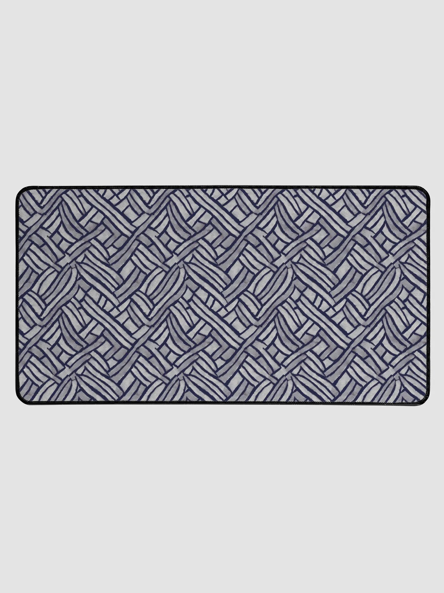 Grey Rectangles Desk Mat product image (1)