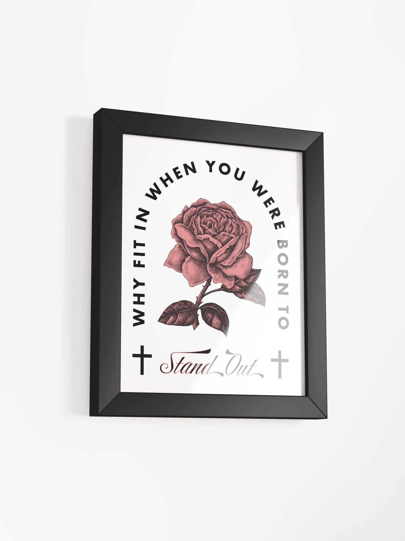 35:1 Rose Stand Out Framed Print product image (28)