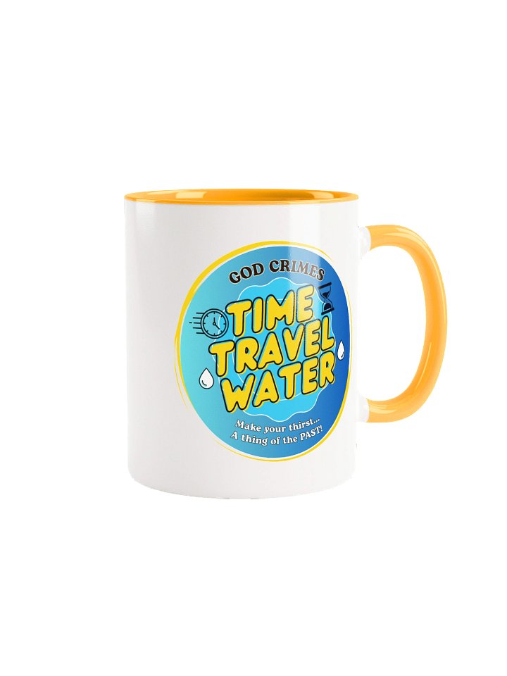 Time Travel Water Mug - Yellow product image (1)