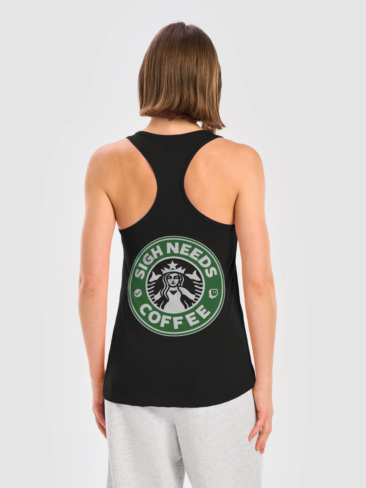 SiGH Needs Coffee Racerback product image (4)
